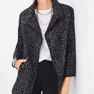 Chicos Blanket Coat - Chicos Sz 2 or 10/12